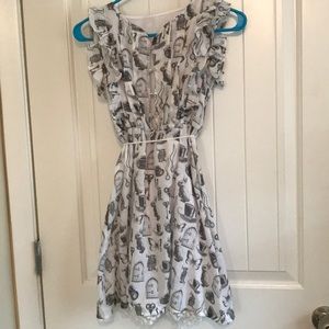 girls mad hatter tea party dress